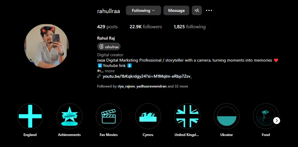 Digital marketing expert in manchester instagram profile